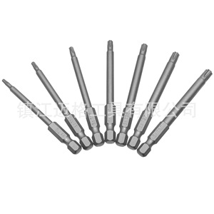 Hollow Torx <b>Screwdriver</b> <b>Bit</b> <b>Set</b> 50 75 100 150mm Industrial Grade Plum Blossom Shape Magnetic Sandblasted Tip - Product Image 3