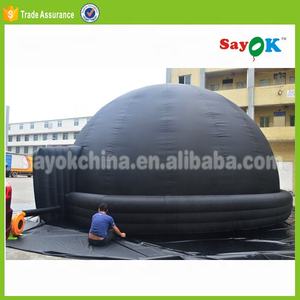 Tienda de proyección de estrella de cine para niños, cúpula inflable portátil móvil de 360 grados, equipamiento para escuelas infantiles, en venta - Product Image 2