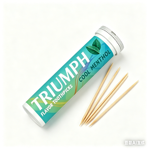<span class=keywords><strong>Cure</strong></span>-dents aromatisés à la menthe, à la vanille et à la <span class=keywords><strong>cannelle</strong></span>, <span class=keywords><strong>cure</strong></span>-dents en bois naturel pour les soins bucco-dentaires et une haleine rafraîchissante - Product Image 2