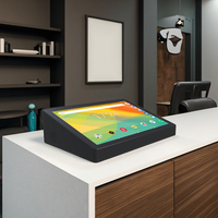 Tablette PC Android 14 de 10,1 pouces avec écran tactile pour la publicité commerciale, l'utilisation en restaurant, réseau RJ45, écran LCD, couleur noire