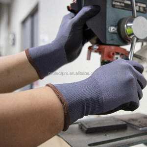 Guantes industriales antideslizantes resistentes al aceite, de punto, de nitrilo, Palma arenosa - Product Image 6