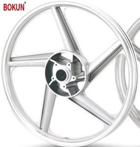 Rines de Aleación de Aluminio Forjado para Motocicleta de Cinco Radios de 18 Pulgadas Serie <span class=keywords><strong>Bokun</strong></span> - Product Image 1