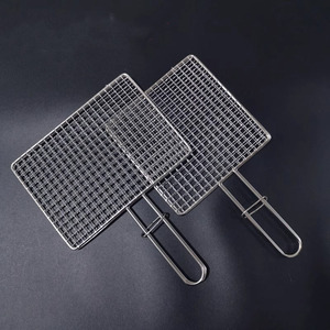 Pince de cuisson pour barbecue en acier inoxydable, pince à poisson renforcée, plaque à mailles épaissies, accessoire de barbecue - Product Image 4