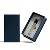 Boîte cadeau en papier pour parfum avec estampage à chaud en flexographie, boîte rigide magnétique personnalisée avec logo design