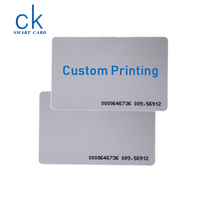 Imprimante de cartes vierges blanche Nfc personnalisée double face à injection en PVC de 0.76mm/impression de cartes d'identité en PVC imprimable à jet d'encre