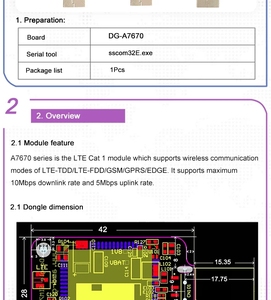 Hurryup A7670E-FASE simcom a7670e USB dongle LTE cat1 + 4G + 2G + Voice + BT + gnss phiên bản toàn cầu mô-đun <span class=keywords><strong>Modem</strong></span> a7670e a7670 a7670e 7670e 7670e - Product Image 5