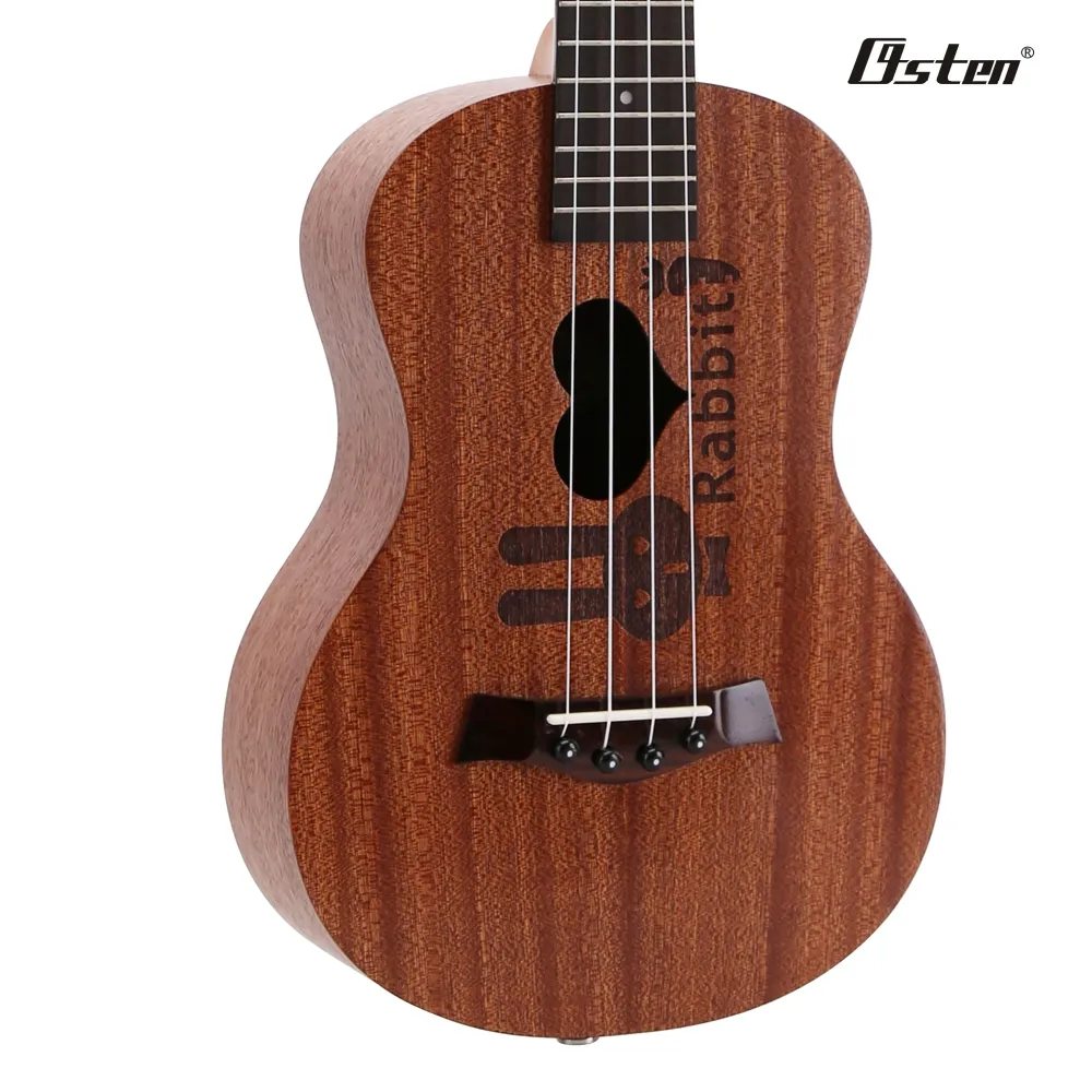 Nieuw Product Topkwaliteit Vers Ontwerp Schattig Patroon Sapele Hout Kleur 23 Inch Ukelele Geschikt Voor Kinderen Kinderen