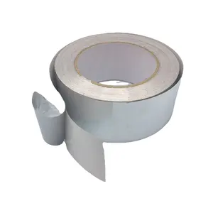 Silver High Adhesive Waterproof Reforçado Auto-adesivo Fireproof Aluminium Foil Duct Tape