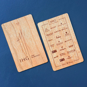 บัตรคีย์การ์ดโรงแรม RFID ไม้ไผ่รักษ์โลก 13.56Mhz บัตร NFC ไม้สำหรับโรงแรม - Product Image 3
