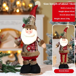 Décorations de Noël rétractables écologiques en forme de bonhomme de neige et de renne, emballées en sacs pour centres commerciaux - Product Image 6