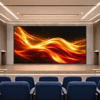 Écran LED d'intérieur P1.53 P2.5 mural pour centre commercial, salle de conférence, panneau d'affichage vidéo LED