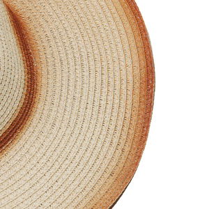 FF4542 topi koboi wanita jerami barat pinggiran gulung topi Fedora matahari Panama jerami perjalanan musim panas - Product Image 4