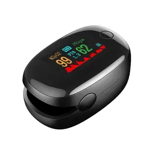 Finger clip pulse saturation PI heart rate monitoring oximeter