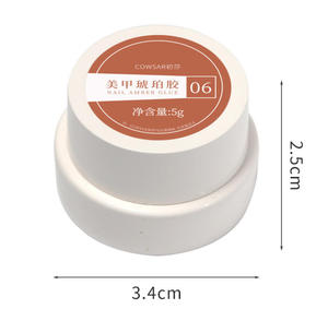5ml Jelly Brown Gel Vernis À Ongles <span class=keywords><strong>Orange</strong></span> Rouge Ambre Cristal Glacé Clair Translucide Couleur Gelée Nude Gel Semi Permanent UV Gel - Product Image 6