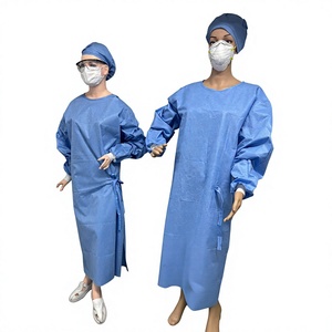 Bata Quirúrgica Desechable Esterilizada por Óxido de Etileno ISO 11135 – Bata Protectora Médica Hipoalergénica con Certificación CE - Product Image 1
