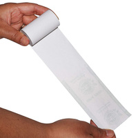 Papier thermique haute blancheur 2 1/4 pouces (57x40mm) 48 g/m² sans BPA, simple couche, 100 % pâte de bois pour terminal de point de vente et supermarché