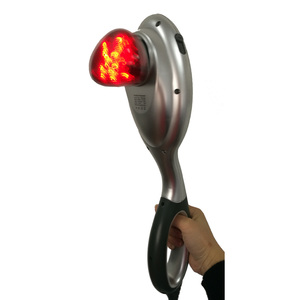 Martillo vibrador de masaje de cuerpo completo profesional con calefacción de luz roja multiusos de Mano Eléctrica