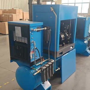Wholesale Factory Price 4 in 1 All-In-One 11KW 15KW 22KW 125psi 8bar Rotary <b>Screw</b> for for Sale Magnet V - Product Image 4