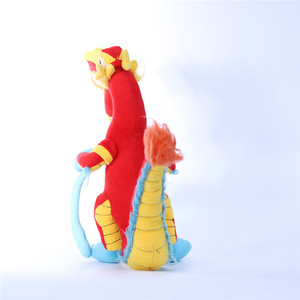Peluche de Dragón Chino de Dibujos Animados, <span class=keywords><strong>Rojo</strong></span> y Amarillo, con Linterna, Súper Suave, Lindo, para Niños - Product Image 4