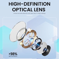 Small Portable Digital Lensometer Hand Lens Meter With Manual Focimeter Ac Dc Outer Reading Optics Instruments