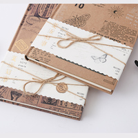 Personnalisé A5 A4 2026 Classique Brun Journal Papier à Dessin Journal Cahier A5 Carnet de Croquis pour Cadeau
