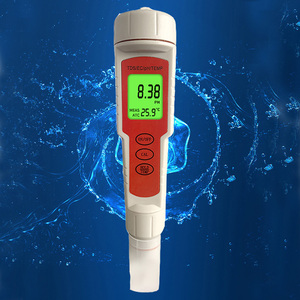 Medidor de Calidad de Agua Portátil 4 en 1, Medidor de pH, TDS, EC y Temperatura, para Hidroponía, Agua Potable Doméstica y Acuarios - Product Image 1