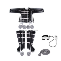 Machine de massage par compression d'air pour le corps entier, usage professionnel en salon de beauté et spa, avec 24 airbags