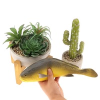 Faux poisson écologique durable, carpe artificielle, snapper, esturgeon, requin, modèle réaliste, décoration de fête à domicile, cuisine