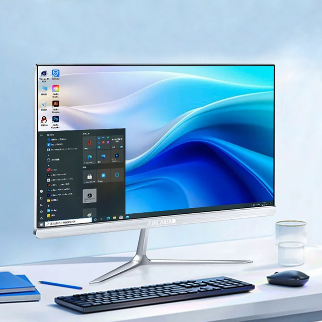 23.8 Inch LCD Slim AIO Desktop Pc I5 I7 12th 8GB 16GB RAM 512GB SSD Office Computer