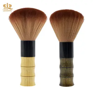 Doux Manche En <span class=keywords><strong>Bois</strong></span> Professionnel De Salon De Coupe de Cheveux Cou Brosse - Product Image 1