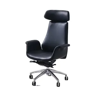 Ufficio/Computer sedie bianche con schienale alto Executive sedia da ufficio in pelle 2024