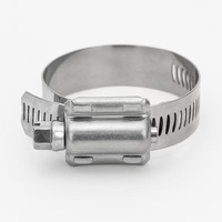 Factory American-style Snap Cap Stainless Steel Hose Clamp Buckle Cover Hoop Pipe Clip Reinforced Large Torque Automotive