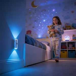 Lampe de nuit LED intelligente pour la maison, dégradé de couleurs avec capteur de mouvement, lumière magnétique rechargeable, lampe murale d'intérieur - Product Image 4