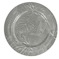 Assiettes de Présentation en Gros, Luxe, Durables, en Plastique, 13 Pouces, en Stock, Pigmentées, Personnalisables pour Mariages et Hôtels