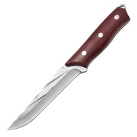 Couteau à désosser et à découper la viande, couteau de boucher pour l'abattage de porcs et de moutons, couteau multifonctionnel pour le rasage, le dépeçage et le sanglage, lame en acier 4Cr 60