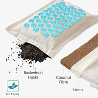 Tapis d'acupression pour Massage, soulage le Stress, les douleurs dorsales, le corps, le Yoga, Acupuncture