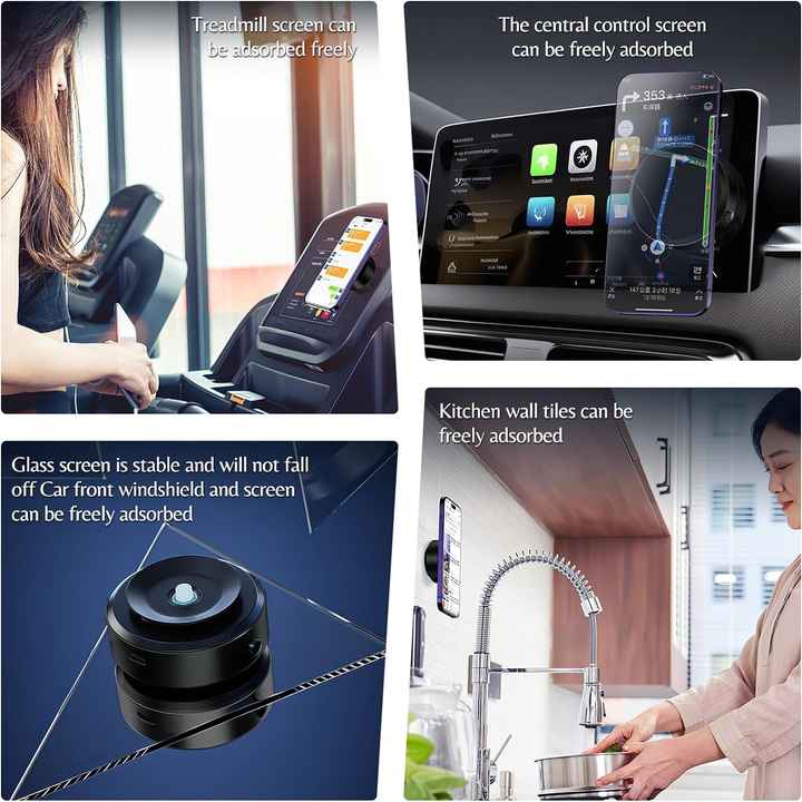 Hot Selling Factory Strong Magnets Holder Phone Car Holder Hands Free Holder Phone Mount for Car Dash Fit for iPhone Car Mount