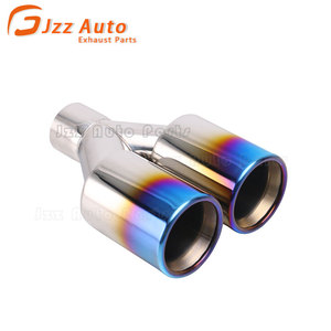 Sistema de <span class=keywords><strong>Escape</strong></span> para Automóvil, Modificación de la <span class=keywords><strong>Salida</strong></span> del Tubo de <span class=keywords><strong>Escape</strong></span>, <span class=keywords><strong>Salida</strong></span> <span class=keywords><strong>Doble</strong></span> de Acero Inoxidable de 2.5" a 3.5", Puntas de <span class=keywords><strong>Escape</strong></span> Dobles Universales - Product Image 1