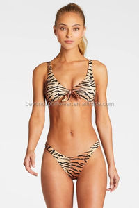 पर्यावरण के अनुकूल पुनर्नवीनीकरण rpet कपड़े कस्टम बनाने की क्रिया मुद्रित सेक्सी कंजूस किशोर बिकनी swimwear के - Product Image 6