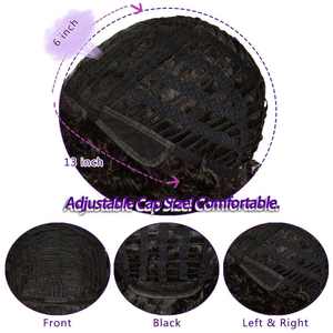 Extensiones de Cabello Afro Rizado Corto de Colores Mezclados al por Mayor, Ligeras, Fáciles de Usar, Aspecto Vibrante, Textura Natural, a la Moda - Product Image 3