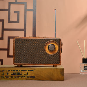 HS-2946 Transfert De L'eau Impression portable <span class=keywords><strong>radio</strong></span> avec Old fashioned vintage style BT 5.1 connexion sans fil, TF Carte - Product Image 6