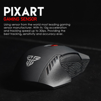 FANTECH WG10 Grosir Mouse Nirkabel 2.4GHz 6 Tombol Mouse Gamer DPI Dapat Disesuaikan Mouse Gaming Optik untuk Laptop PC