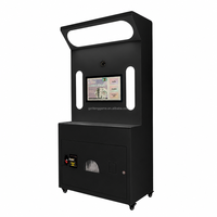 Imprimante portable noire mate à écran tactile avec appareil photo et Bluetooth pour impression instantanée, idéale pour la location en cabine photo lors de fêtes, événements et centres commerciaux