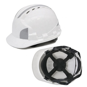 <span class=keywords><strong>Casque</strong></span> de sécurité réfléchissant haute visibilité pour ingénieur en construction anti-impact avec sangle en Chine - Product Image 5