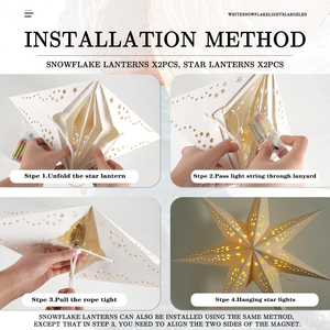 Adornos Navideños de Panal de Abeja, Faroles 3D de Papel, Decoraciones Colgantes para Árbol de Navidad, Fiestas, Decoración del Hogar - Product Image 2