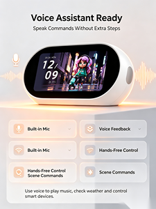 Panel de Control Inteligente WiFi para Escritorio, Compatible <span class=keywords><strong>con</strong></span> <span class=keywords><strong>Alexa</strong></span> y Tuya, Pantalla de Control para Hogar Inteligente <span class=keywords><strong>con</strong></span> Reloj - Product Image 2