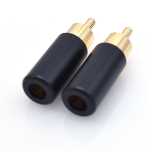 Adaptateur RCA mâle en cuivre pur plaqué or, <span class=keywords><strong>type</strong></span> à souder, personnalisable OEM, <span class=keywords><strong>3A</strong></span> 12V, vente en gros - Product Image 2