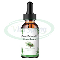 VitaSpring OEM Suppléments à base de plantes Saw Palmetto Biotin Oil Extract Hair Men Health Support Saw Palmetto Liquid Drops