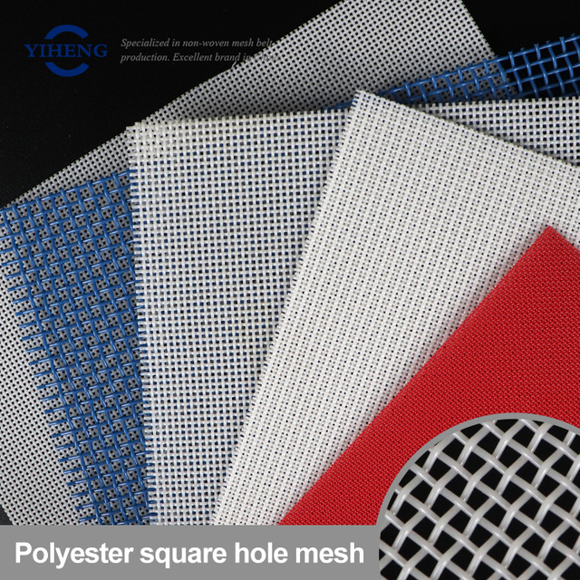 YIHENG High-Performance Polyester Square Mesh Screen 90% Efficiency for Sieving Drying Industrial Use (Customizable Dimensions)