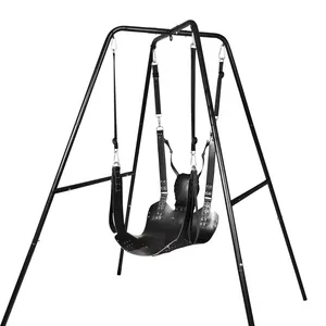 Mobili adulti del sesso del sesso dell'oscillazione di amore d'attaccatura di cuoio per le coppie - Product Image 1